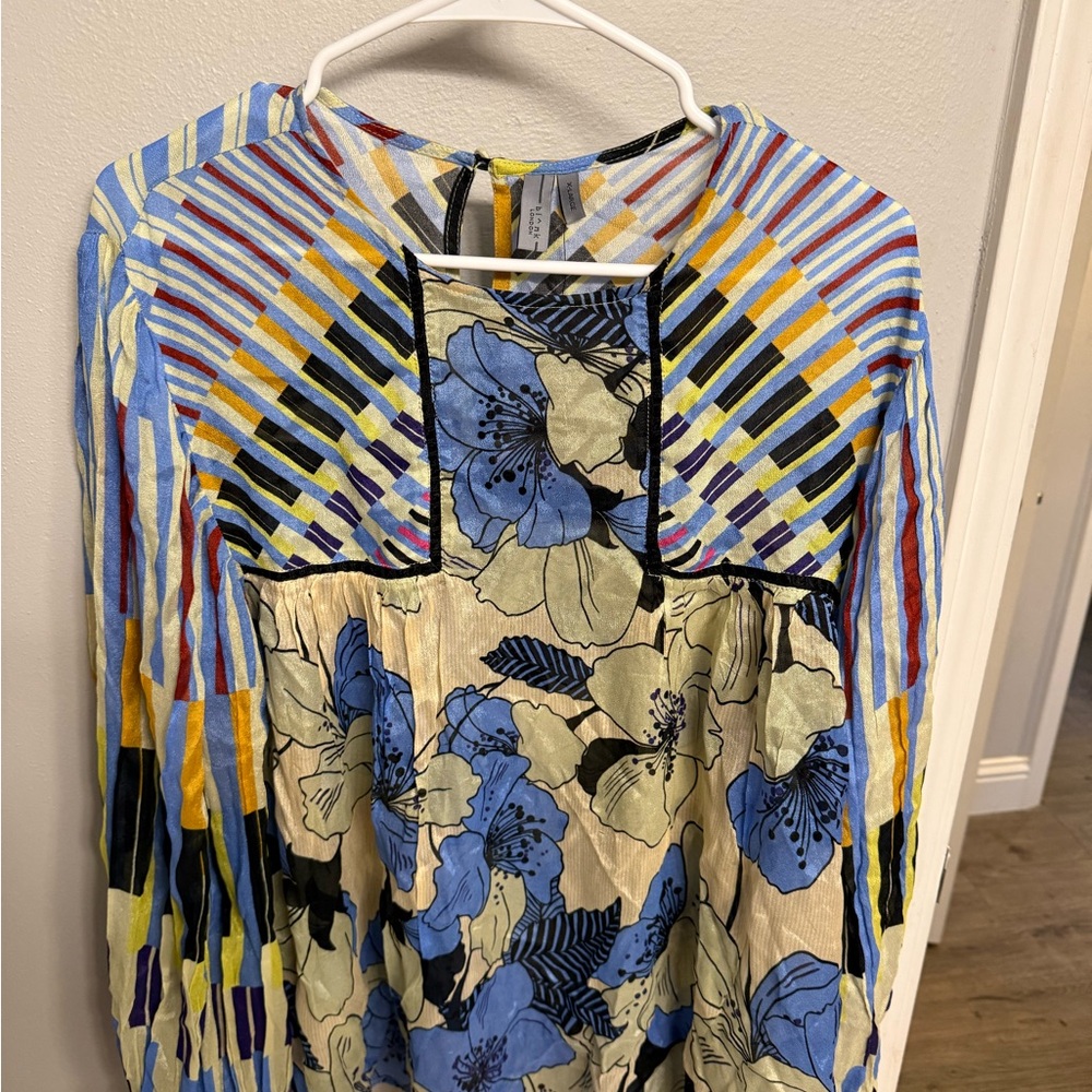 Colorful and Floral Blouse